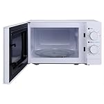 Mikrowelle MW10720, Stahl-SPCC, 43.9 x 33.4 x 25.8 cm, 20 L, 700 W, 5 Programme, Timerfunktion, Drehteller-Ø: 25.5 cm, weiß – Bild 3