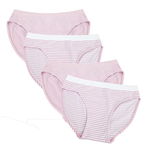 FEM GIRL Seamless Underwear Bikini Panties for Girls - 2 Pack or 4 Pack
