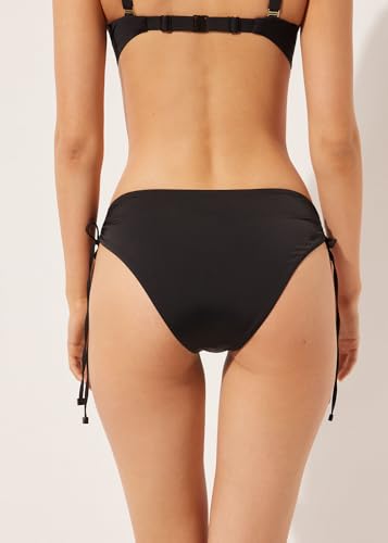 Woman's High Waist Drawstring Swimsuit Bottom Indonesia3