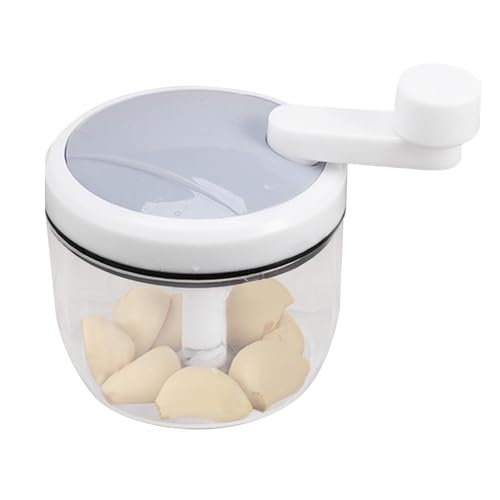 Manual de manejo - Chopper para ajo y verduras, mini manivela picada, robots de comida portátiles para el hogar | Pequeño helicóptero para comida, ajo compacto manual compacto y cebolla - imagen 9