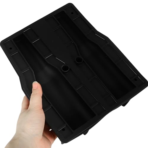 Molde para cubitos de hielo de silicona negro Housoutil miniatura 6