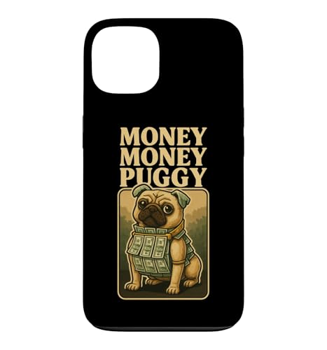 Money Money Puggy - Funny Dog Pug Brainrot �Q�[�~���O�X�����O�~�[�� �X�}�z�P�[�X iPhone 13 �p