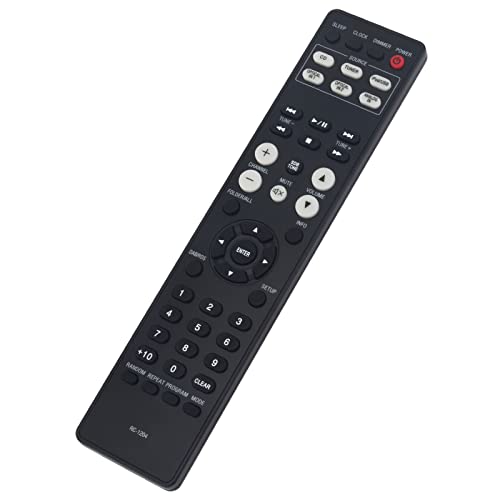 RC-1204 Replacement Remote Control Fit for Denon CD RECEIVER RCD-M40 DM40SBK RCD-M40DAB RCDM40 DM40SBK RCDM40DAB - Image 2