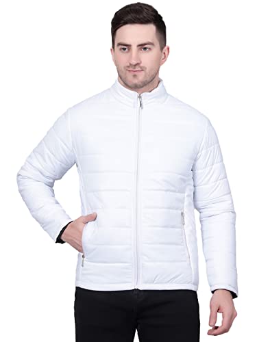 Image of KOTTY Men's Nylon Regular Solid Stylish Designed for Comfort and Warmth Puffer Jacket