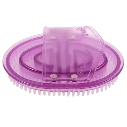 OATIPHO 4 Piezas Cepillo de Masaje Manual de Silicona Cuerpo Herramienta de Masaje Práctica y Ergonómica Relajar Tensión Muscular Casa