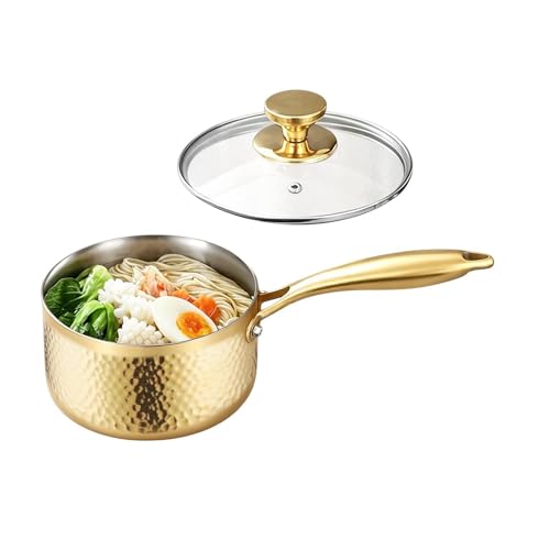 Mango de acero inoxidable – Utensilios de cocina de acero inoxidable con mango de 16 cm | con tapa – para el hogar, cocina, restaurante, exterior, jardín, camping y picnic