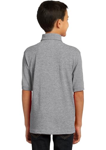 Port & Co Youth Core Blend Jersey Knit Polo-KP55Y2