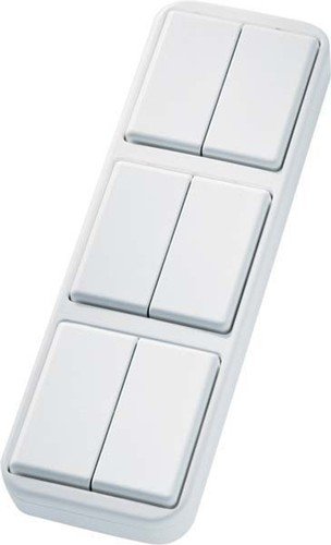 Preisvergleich Produktbild Eltako 4947792 Funk Handsender, 3 Doppelwippen, FHS12-rw, reinweiß