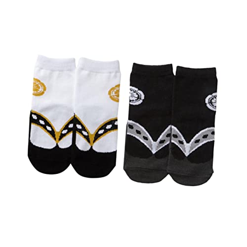 FOMIYES 2 Pares Calcetines Infantiles de Algodón Transpirable con Estampado Kimono y Diseño Antideslizante para Suaves Duraderos y Elásticos