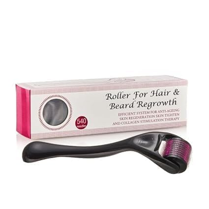 Shop-House NEW Ha ir Growth Roll er 0.5mm For Ha ir Growth,For Men, Repairs Damaged Fall & Thickening 0.25mm, 0.5mm, 1mm, 1.5mm, 2mm) with 540 Titanium Needles For Scalp-image-19