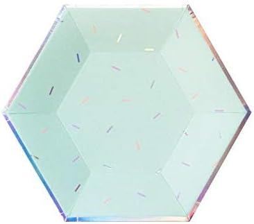 Harlow & Grey Sprinkles - Pastel Small Paper Plates, 18 Plate Multi-Color Pack, Kids Party, Baby Shower or Birthday - Disposable Party Plates (Pastel) - Image 3