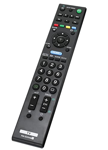VINABTY Replacement Remote Control Fit for Sony LCD TV KDL-42EX443 KDL-42EX440 KDL-32EX343 KDL-32EX340 KDL-40BX440 KDL-32BX340 RM-ED049 - Image 2