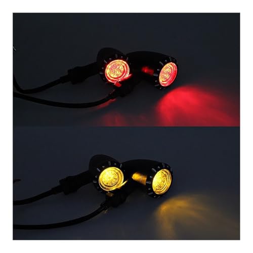 Clignotant LED moto avec feu de course dynamique et lampe de stop flash 10mm