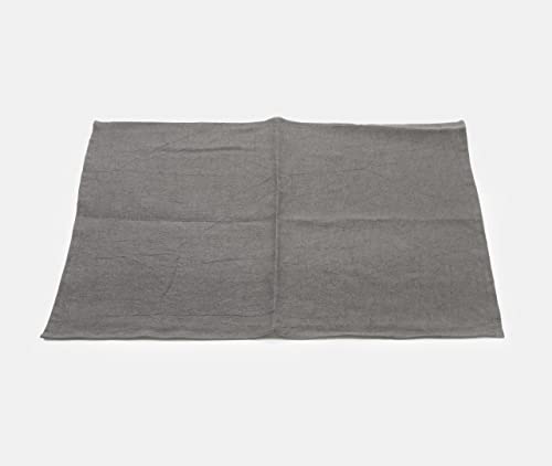 Serviette à thé lin tissé main SyuRo gris torchon zen
