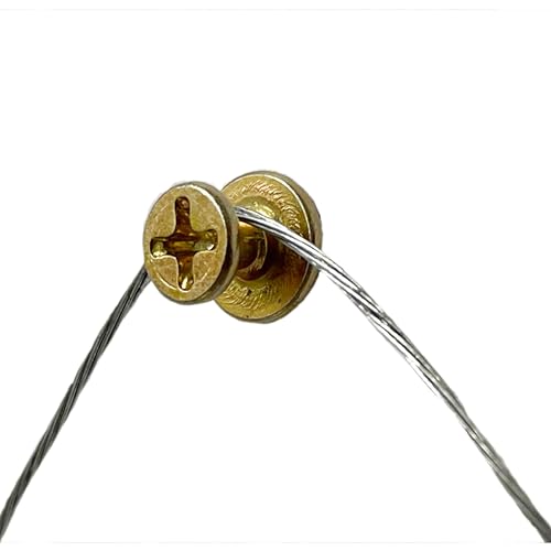 Image of Studio Decor Double Headed Wall Screws - Bear Claw Picture Hanger Fits Cutouts, D Rings, and Sawtooth Hangers - 6 Pieces