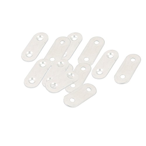 Preisvergleich Produktbild sourcingmap® 12Stück 40mmx15mmx2mm Flach Reparatur Befestigungsplatte Befestigungsblech de