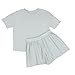 Hanes Women's Originals Supersoft Boxy T-Shirt & Sleep Shorts Set, Comfywear Lounge/Sleepwear
