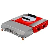 HNZXIB 30 Ton Electric Machinery Mover - Wireless Remote Control Skate with Rotating Platform, Heavy Equipment Transporter