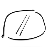 Farbe: Schwarz LST Schiebedach Reparatur Satz Dichtung Gummi Metall Schienen 190 W201