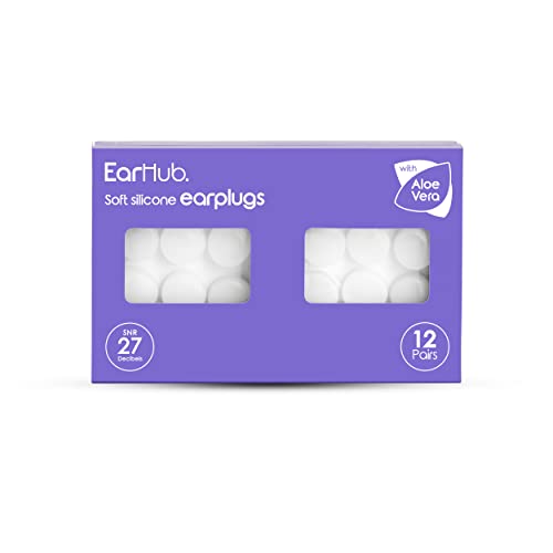 EARHUB SLEEPWELL EARPLUGS 12 PAIR