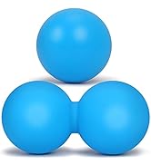 Toplive Silicone Massage Ball, 2 Pack Lacrosse Massage Ball & Single Roller Massage Ball, Physica...