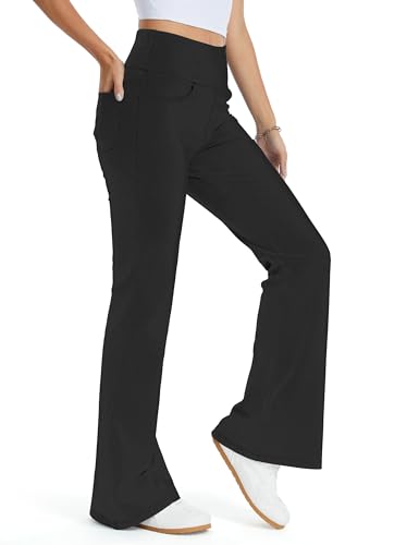 THE GYM PEOPLE Jeans Bootcut Donna Vita Alta Stretch Jeggings Zampa
