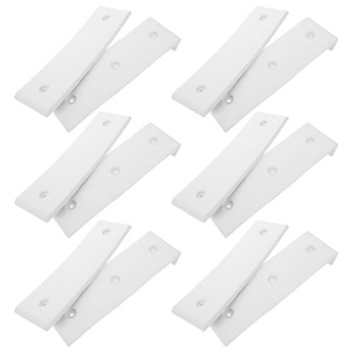 HANABASS 10pcs Boat Trailer Bunk Slide Pads and Enders 3 x 10 for Easier Launching and Loading, Sturdy Boat Trailer Glide Discs Kit Suitable for Dock and Watercraft Transport Accessories