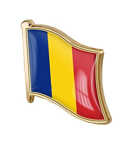 Image of vmcoatdu Country Flag Pin Badge International Travel Brooch Metal Alloy Souvenir Pin for Hat Clothes Backpack