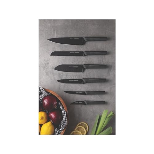 Faca Santoku Tramontina Nygma com Lâmina em Aço Inox e Cabo de Polipropileno Texturizado Preto 7