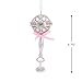 Hallmark Baby's First Christmas Silver Rattle with Pink Ribbon 2025 Christmas Ornament, Metal, New Baby Gifts