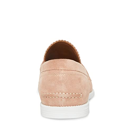 Steve Madden Men's Ramsee Suede Penny Loafer, Rose Suede, 13 M