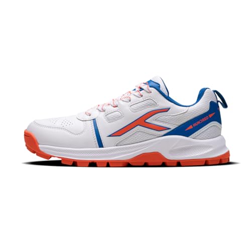 Image of Hundred HyperTurf Cricket Shoes | TerraSpike Rubber Studs Men | Embedded Support Plate for Stability | Lightweight & Durable | Ideal for Turf, Ground & Hard Surfaces