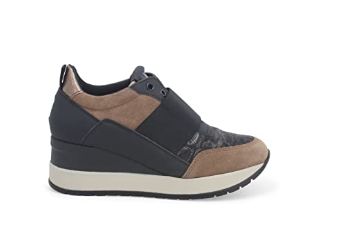 Melluso baskets en cuir beige r25542 : finis les pieds douloureux en fin de journée