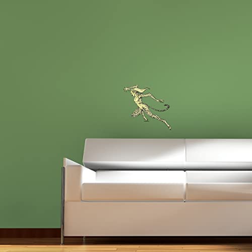 Kismet Decals Ww84 Cheetah Leaping Pose Officially Licensed Wall Sticker - Easy Diy Wonder Woman 1984 Home Wall Decor Car Truck Hood Door Sticker Decal Art Mural Small #TOP1