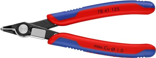 KNIPEX Electronic Super Knipsmit Mehrkomponenten-Hüllen 125 mm, 78 41 125