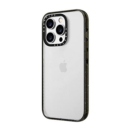 CASETiFY インパクト iPhone 14 Pro ケース [MIL規格準拠 (4x MIL-STD-810G)/2.5mからの落下試験をクリア] - グロッシー ブラック