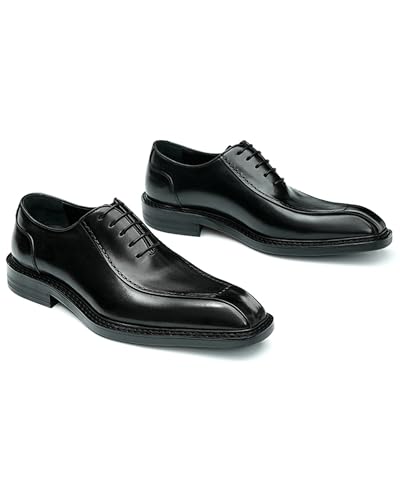Men's Dress Shoes - Minimalist Cap Toe Oxford in Genuine Leather | Sleek Dress Shoes for Business 961354