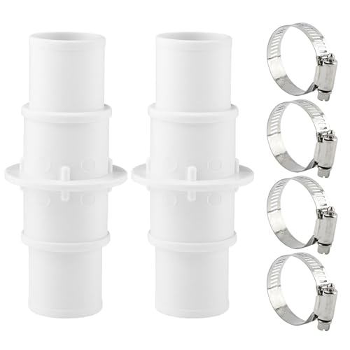 NOWHYX Pool Hose Adapter Connector Coupling, 1-1/2' or 1-1/4' Pool Vacuum Hose Adapter for Swimming...