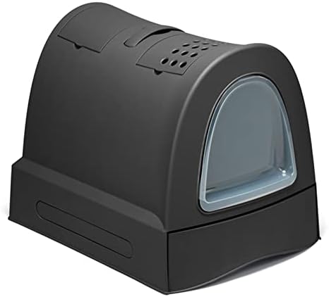 Imac Zuma Çekmeceli Kapalı Kedi Tuvaleti Antrasit - Görsel 2