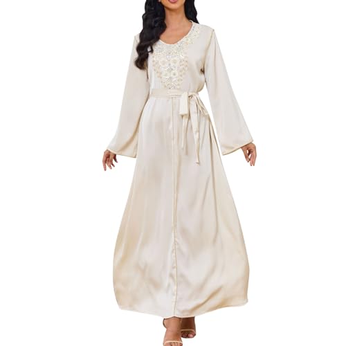 Abaya moderne femme pour la prière et les fêtes traditionnelles