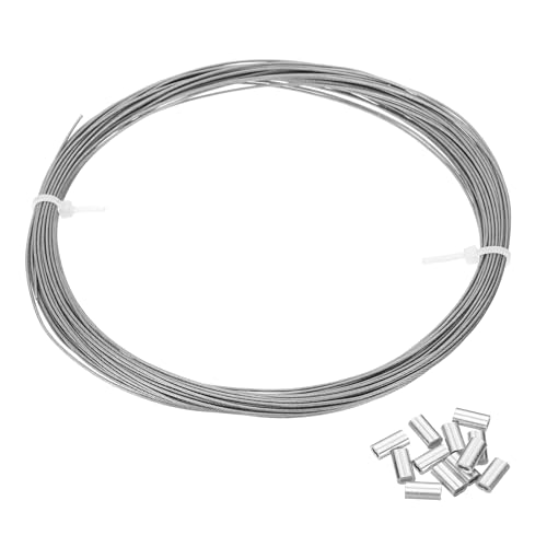 Cable de acero para tendedero exterior y enrejado de plantas PATIKIL