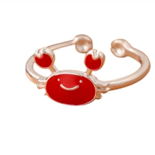 Bague crabe ajustable en argent : l'anneau ouvert tendance pour femme et homme