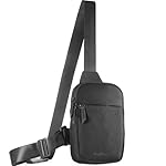 Mini Sling Bag Crossbody Fanny Pack Men & Women - Switchable Strap, RFID Blocking, Water-Repellent, Hidden Pocket