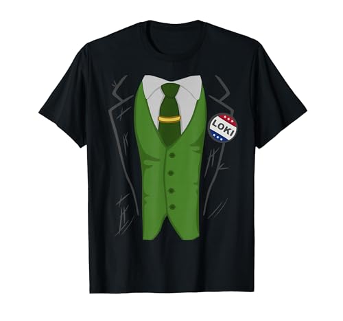 Marvel Loki President Loki Costume T-Shirt, Men, Black, Medium