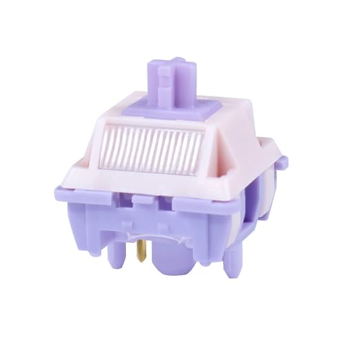 PACHHK 70 Interruptores MMD Princess V4 de 5 con Eje Lineal, Intercambiables en Caliente, de 28 G, para Teclado Mecánico DIY