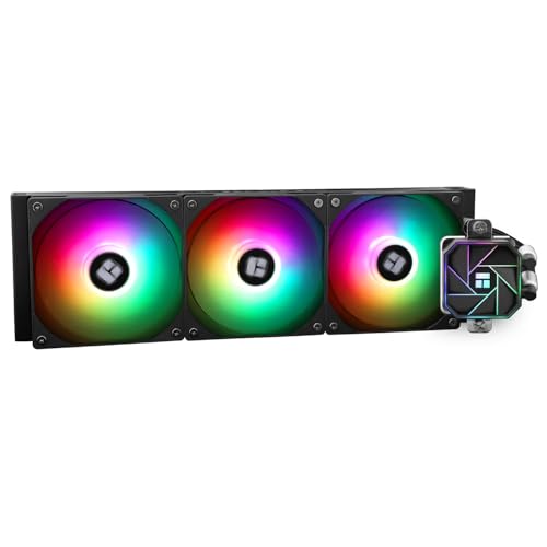 TR AQUA ELITE 360 V3, 3 ventilateurs ARGB PWM avec roulements S-FDB, pompe efficace contrôlée par PWM, pour AMD / AM4 / AM5 Intel LGA1150 / 1151/1200 /...