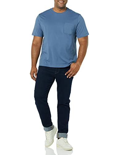 Image of Amazon Essentials Men's Short-Sleeve Crewneck Pocket T-Shirts, Pack of 2