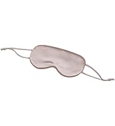LIJDE Mulberry Silk Eye Mask for Sleeping, 19 Momme Silk Eye Mask for Women & Men, Travel Sleep M...