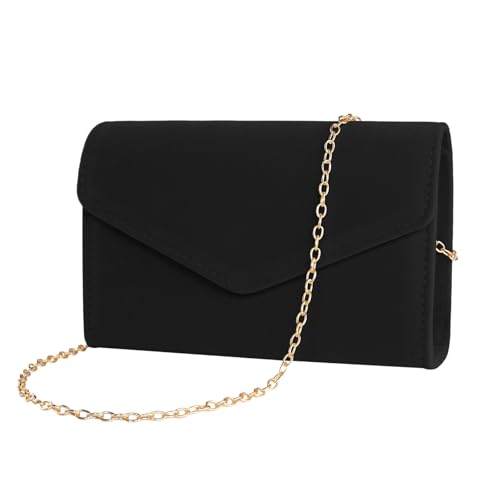 Image of Clutch Purses for Women Evening Bag Faux Suede Formal Party Wedding Cocktail Prom