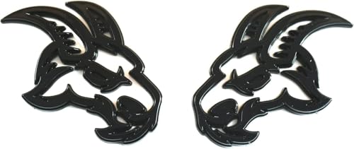 Insignia Hellcat negro brillante de repuesto para TRX Ram 1500 par